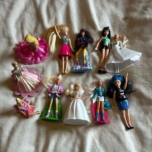 Vintage Barbie McDonald’s and cake toppers